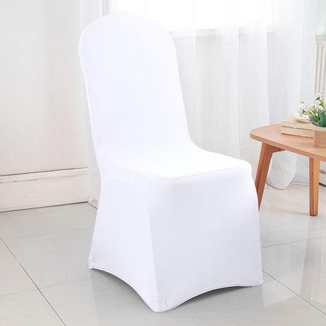 Economy Spandex Banquet Chair Cover White