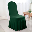 Spandex Banquet Skirt Chair Cover Hunter Green