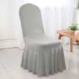 Spandex Chair Cover Silver