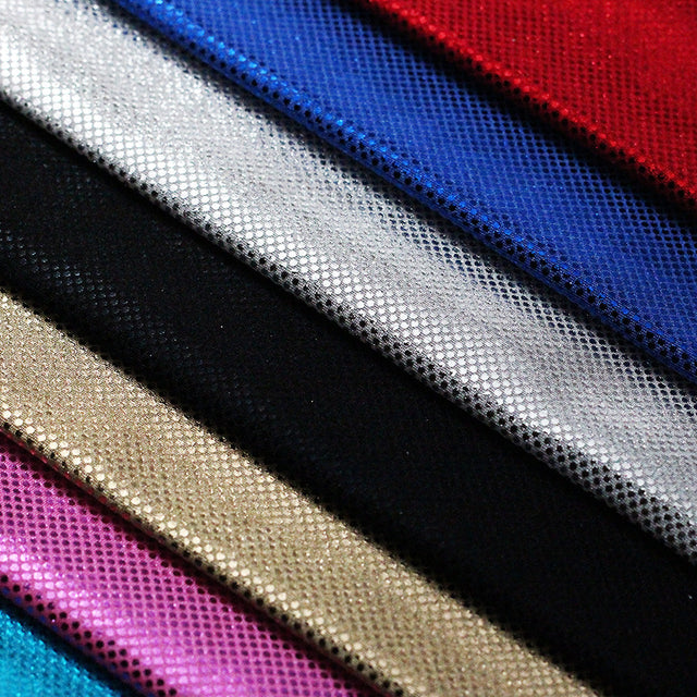 Sparkle Tone Nylon Spandex Fabric - Assorted Colors, Solid Hologram, 58/60" Width (1 Yard)
