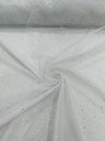 Sparkle Glitter Tulle Mesh Fabric - Iridescent Sparkle, 58" Width (1 Yard)
