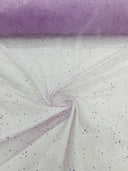 Sparkle Glitter Tulle Mesh Fabric - Iridescent Sparkle, 58" Width (1 Yard)