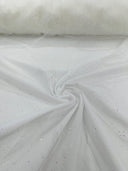 Sparkle Glitter Tulle Mesh Fabric - Iridescent Sparkle, 58" Width (1 Yard)