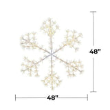 48" Sparkler Snowflake LED RGBWW