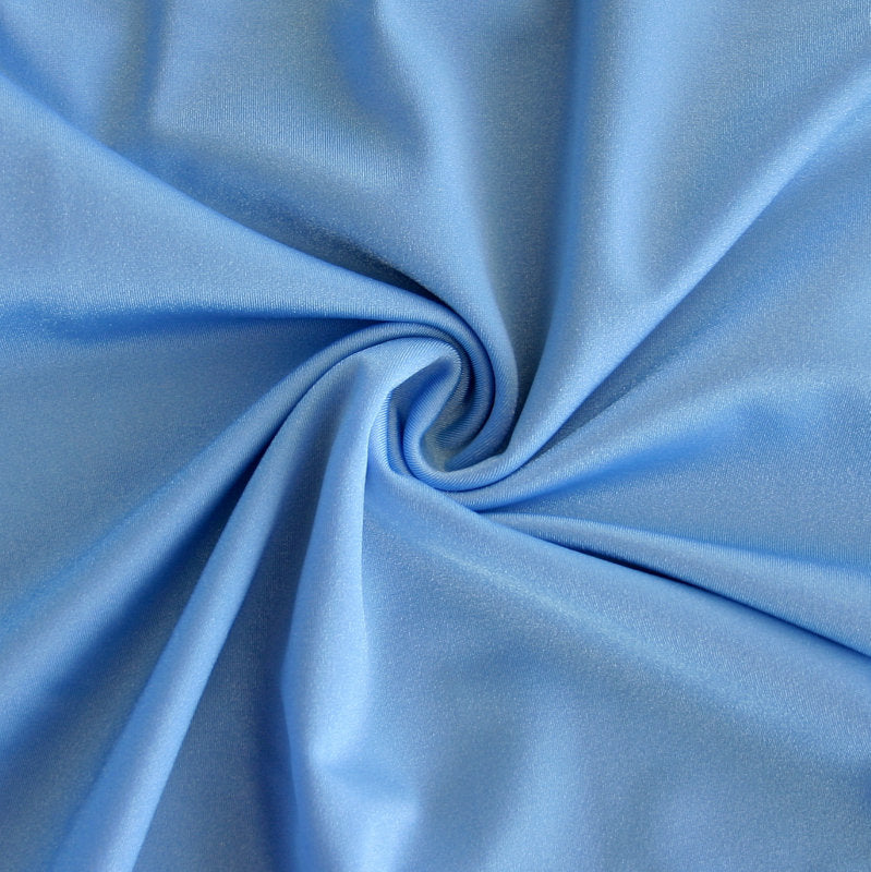 Swim Knit Nylon Spandex Tricot Copen Blue Solid