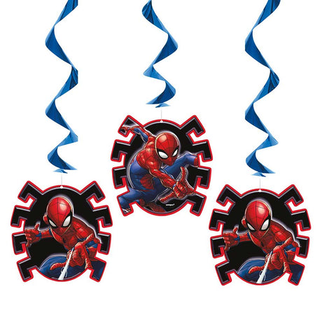 Spider-Man Hanging Swirls 3-Pack