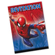 Spider-Man Invitations 8 Pack