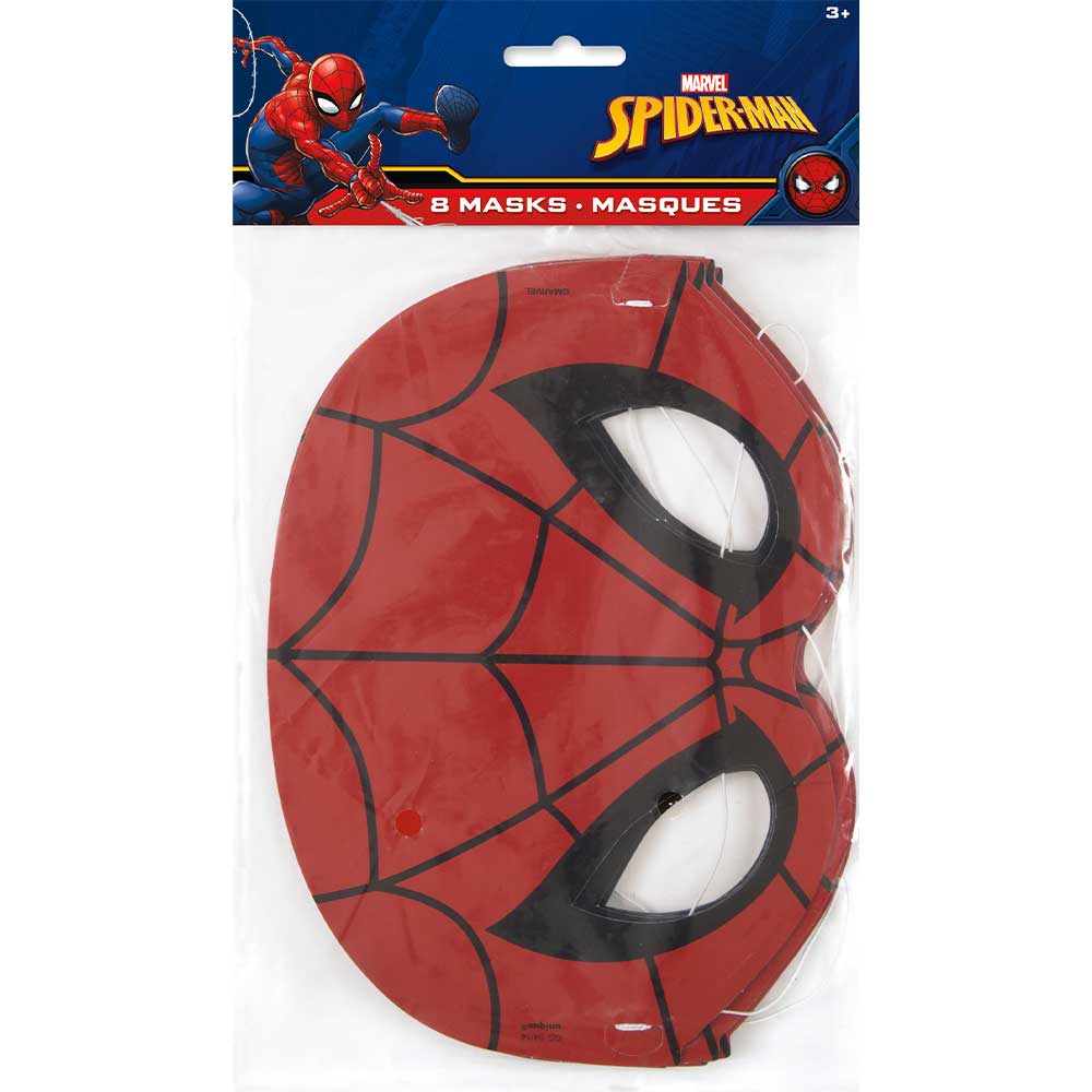 Spider-Man Paper Masks 8 Pack