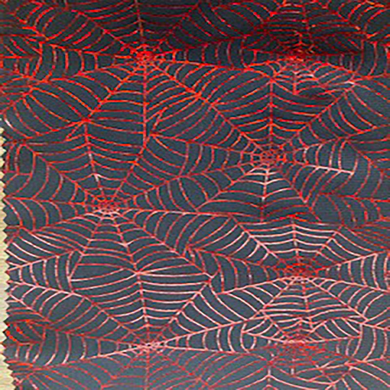 Polyester Spandex Spider Web Hologram Fabric