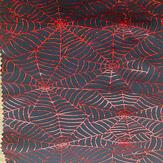 Polyester Spandex Spider Web Hologram Fabric