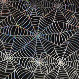 Polyester Spandex Spider Web Hologram Fabric