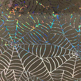 Polyester Spandex Spider Web Hologram Fabric