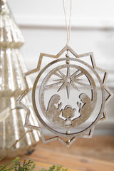 6" Spinning Nativity Ornament