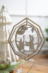 6" Spinning Nativity Ornament
