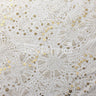 Spiral Foil Mesh Polyester Spandex Fabric - Gold/Black, Gold/White, Red/Black, Silver/Black, Silver/White, Spiral Pattern, 57/58" Width, 120 GSM (1 Yard)