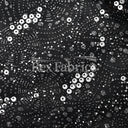 Spiral Foil Mesh Polyester Spandex Fabric - Gold/Black, Gold/White, Red/Black, Silver/Black, Silver/White, Spiral Pattern, 57/58" Width, 120 GSM (1 Yard)
