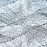 Swim Knit Nylon Spandex Spirograph Print