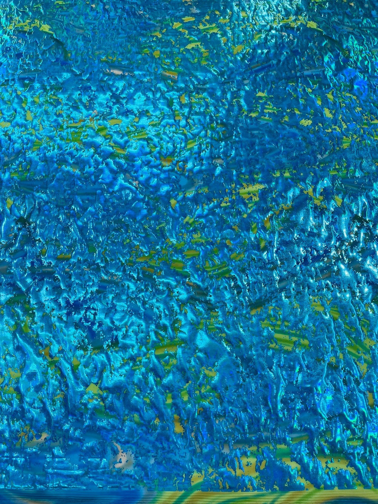 Splatter Foil Paint Metallic Print Nylon Spandex Fabric - Tie Dye, 4-Way Stretch, Fuchsia, Silver, Turquoise, 58-60" Width, 36" Length (1 Yard)