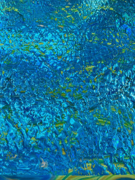 Splatter Foil Paint Metallic Print Nylon Spandex Fabric - Tie Dye, 4-Way Stretch, Fuchsia, Silver, Turquoise, 58-60" Width, 36" Length (1 Yard)