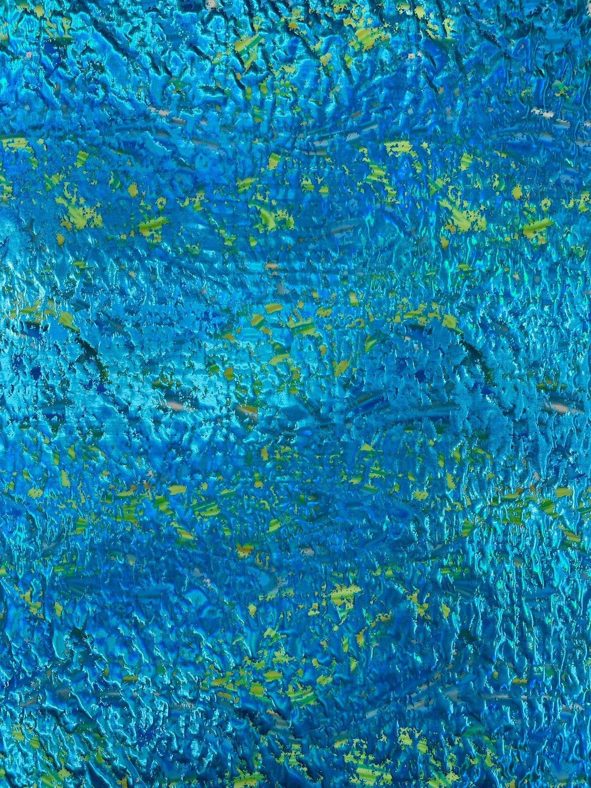 Splatter Foil Paint Metallic Print Nylon Spandex Fabric - Tie Dye, 4-Way Stretch, Fuchsia, Silver, Turquoise, 58-60" Width, 36" Length (1 Yard)