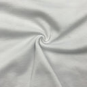Cotton Blend Mesh Performance Fabric White