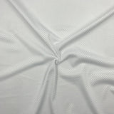 Jumbo Mesh Matte Fabric White Heavyweight Activewear