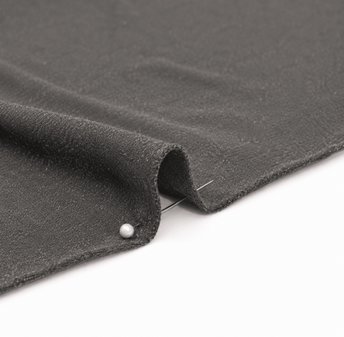 Cotton Single Jersey Charcoal Fabric