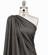 Cotton Single Jersey Charcoal Fabric