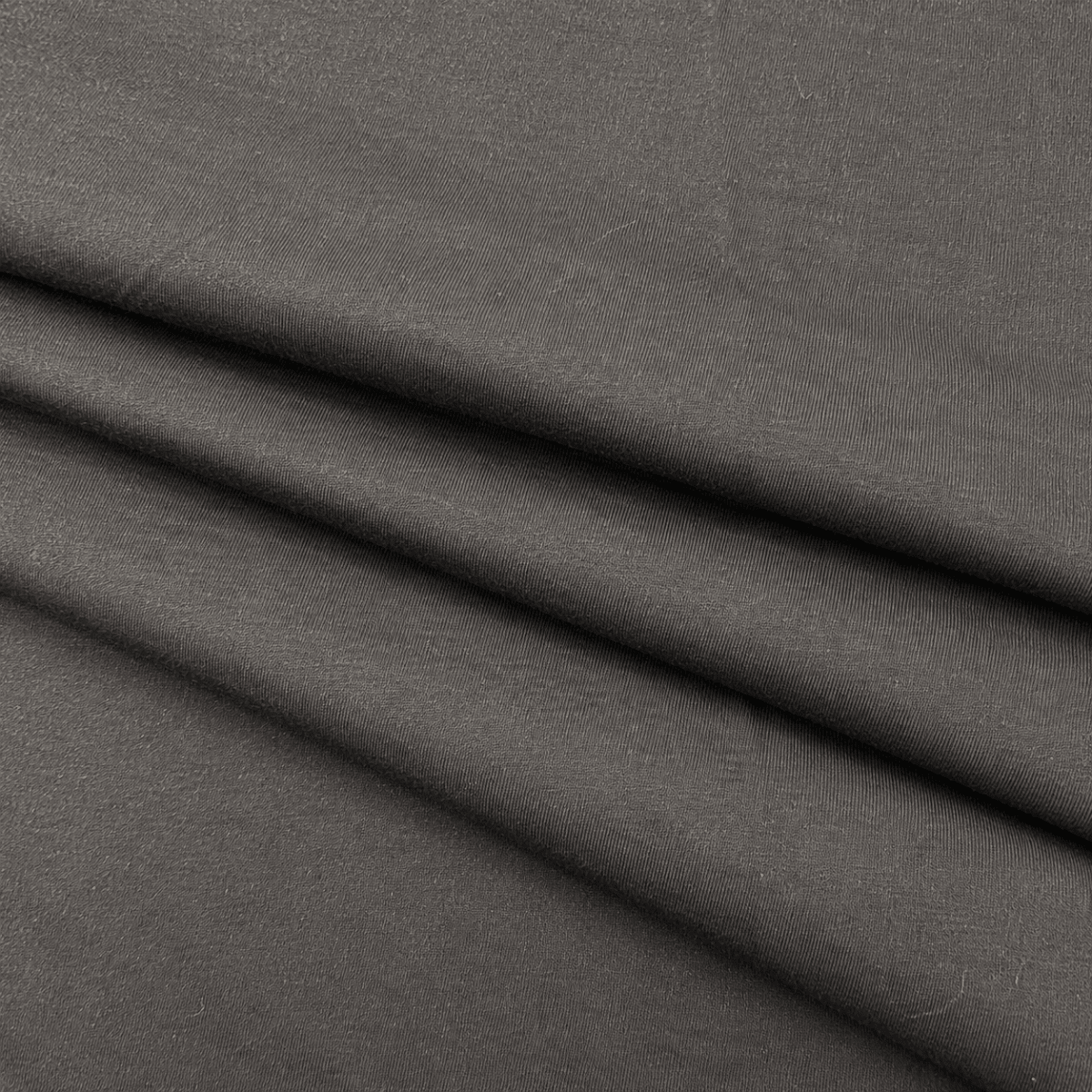 Cotton Single Jersey Charcoal Fabric
