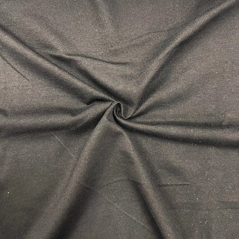 Cotton Single Jersey Charcoal Fabric