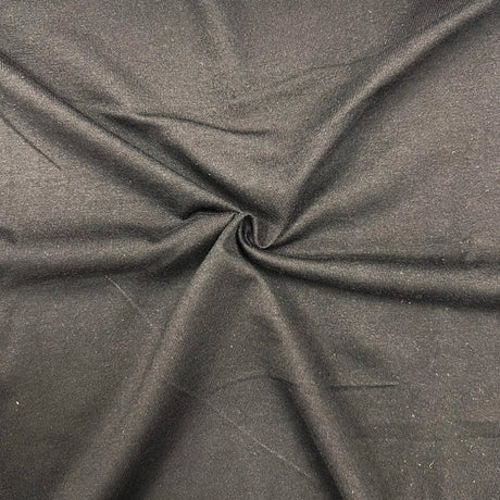 Cotton Single Jersey Charcoal Fabric