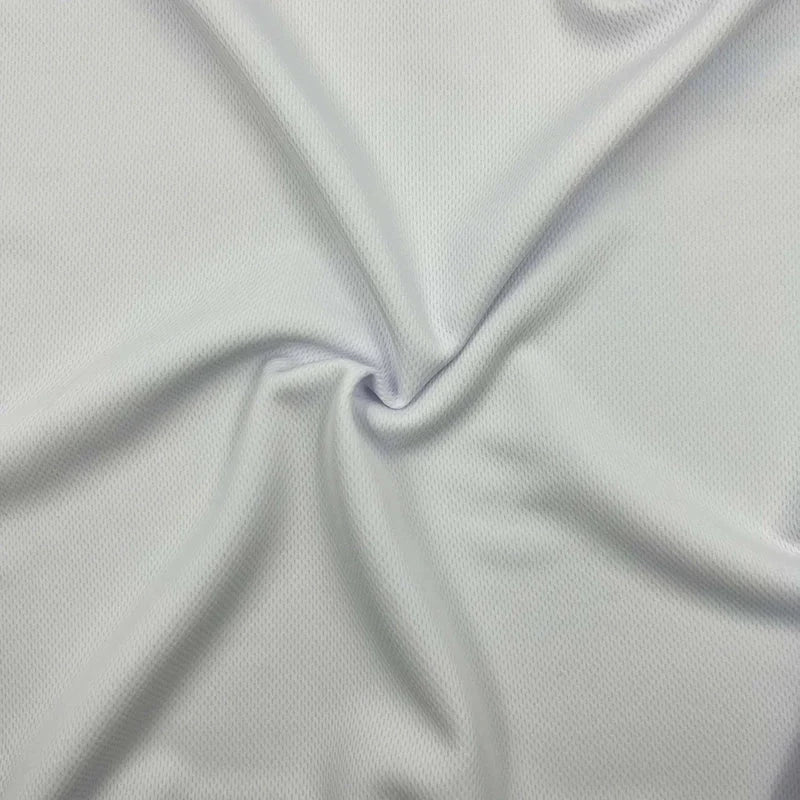 Birds-Eye Mesh Heavyweight White Performance Mesh