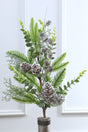 32” Eucalyptus Cone Cedar Spray