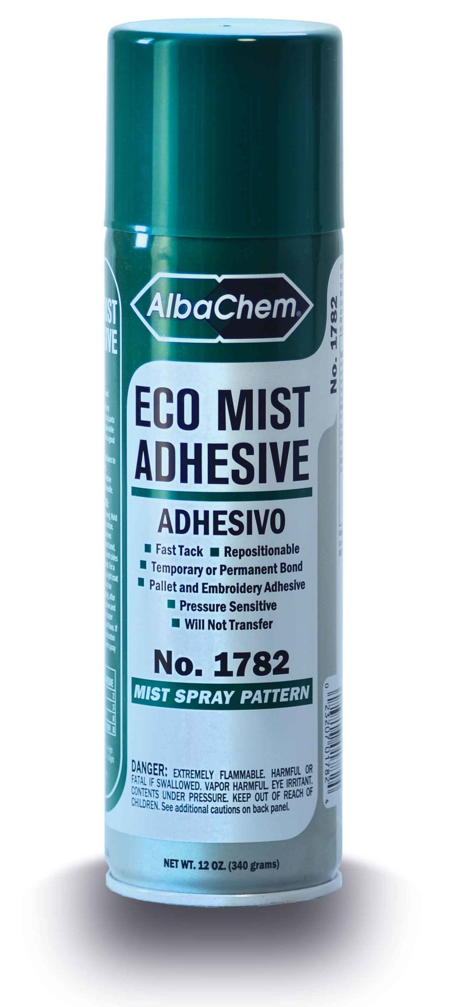 Permanent Fabric Adhesive Spray - Repositionable, Strong Hold, No Residue (1 Can)