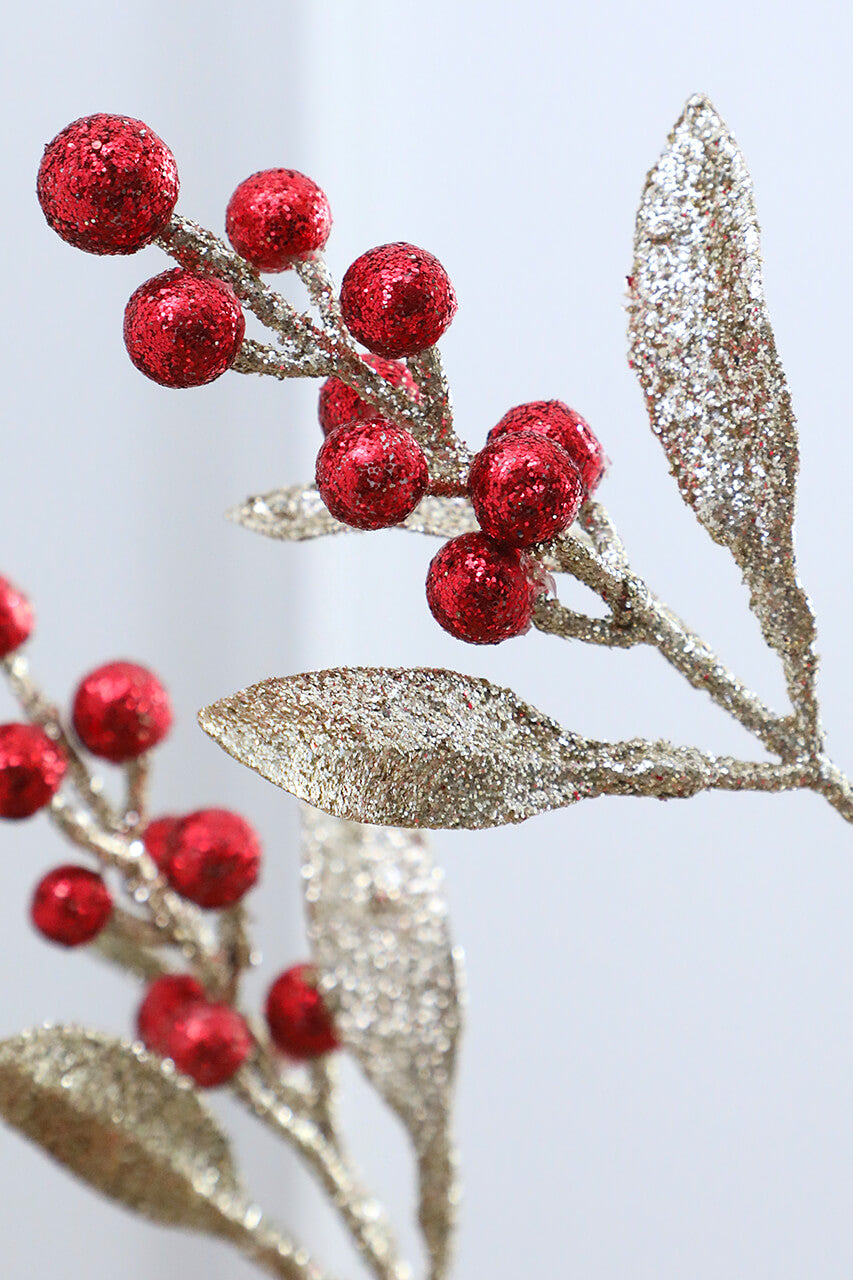 32” Winter Berry Branch