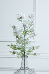 Snow Cedar Spray 24 Inch Christmas Tree Greenery Decoration