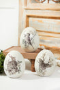 6" Standing Resin Egg - Set of 3
