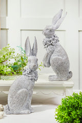 13" Bunny Resin Figure
