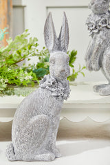 13" Bunny Resin Figure