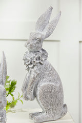 13" Bunny Resin Figure