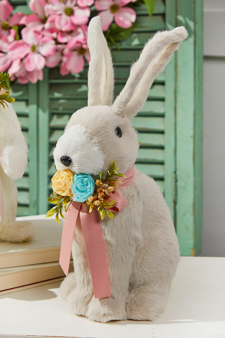 12.25” Crafted Easter Bunny Figurine