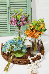 14" Artificial Hydrangea/Berry Bush Spray