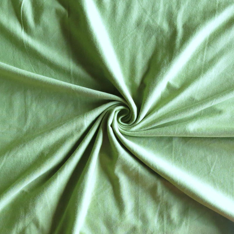 Bamboo Lycra Jersey Knit Fabric - Spring Green