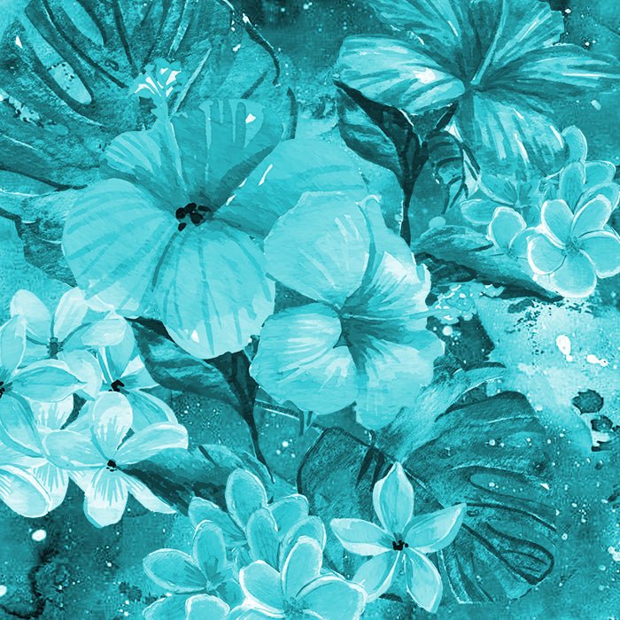 Printed Spandex Celestial Floral Fabric