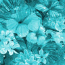 Printed Spandex Celestial Floral Fabric