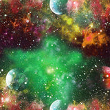 Printed Spandex Galaxy Cosmic Fabric