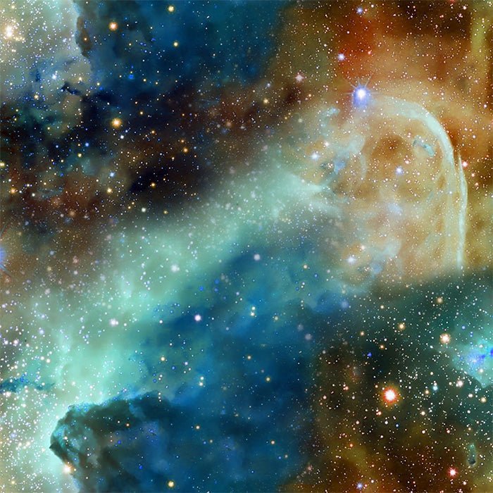 Printed Spandex Galaxy Cosmic Fabric