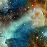 Printed Spandex Galaxy Cosmic Fabric