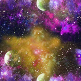 Printed Spandex Galaxy Cosmic Fabric