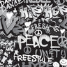 Printed Spandex Graffiti Street Art Activewear Fabric